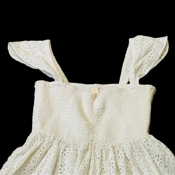ELAN***White Eyelet Summer Dress***Small $118 - Picture 2 of 3